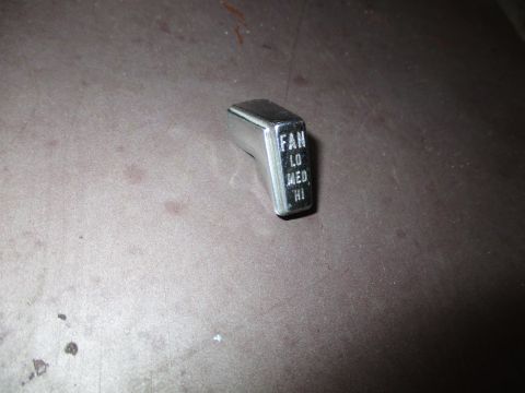 Temperature control knob