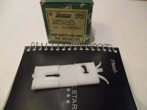 Rear quarter lower panel clip