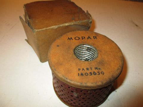 Power steering pump oil filter cartridge