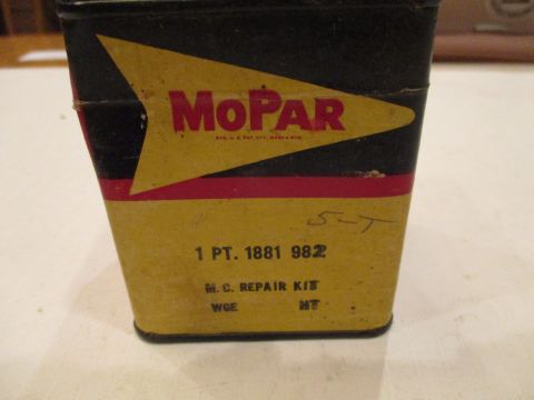 Master cylinder repair kit