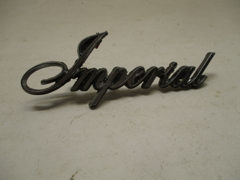 "Imperial" nameplate
