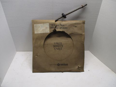 Front parking brake cable