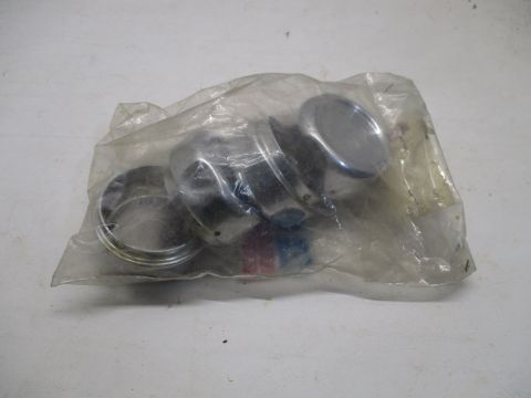 Set of wheel center caps