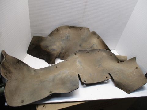 Pair of inner fender splash shields