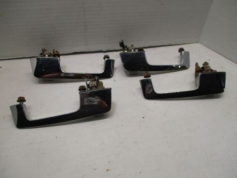 Set of exterior door handles