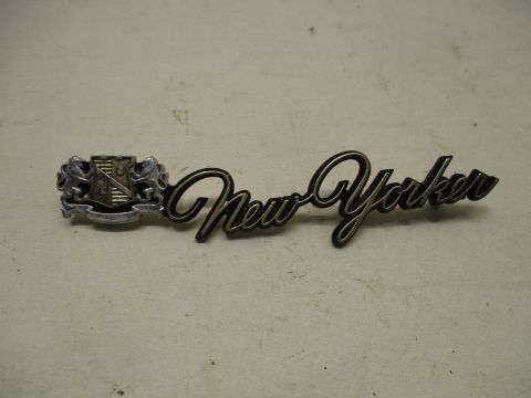 "New Yorker" nameplate