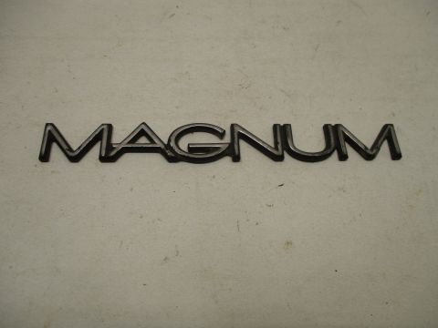 "Magnum" nameplate