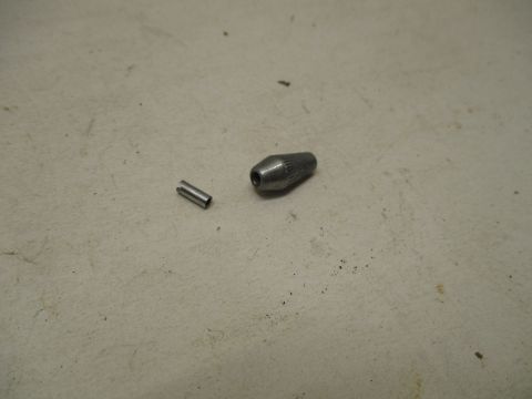 Clock reset knob and screw