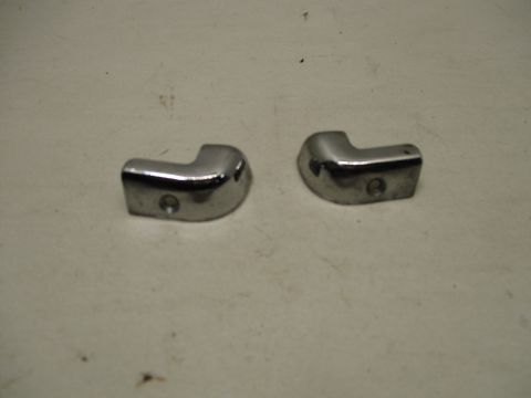 Pair of rear door interior trim caps