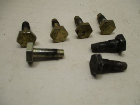 Package of seat belt bolts