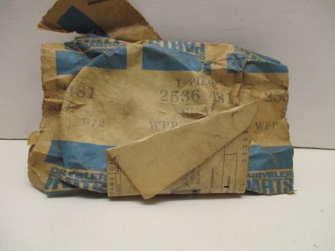 Timing cover to crankshaft seal