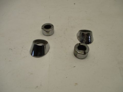 Windshield wiper nuts and bezels