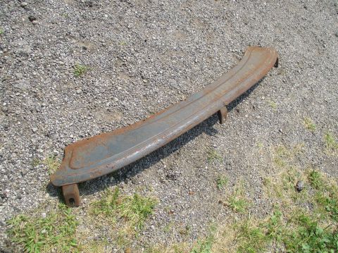 Rear bumper to body panel