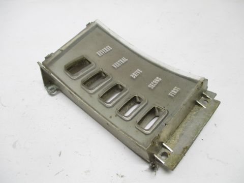 Pushbutton shifter bezel