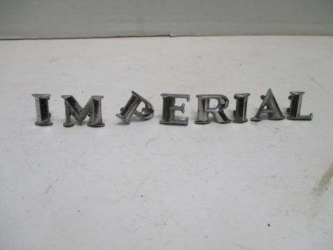 Set of "Imperial" letters