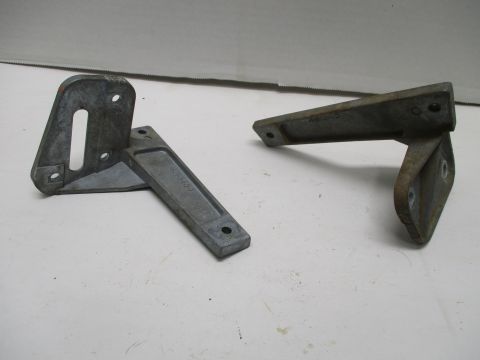 Power vent window motor mounting brackets