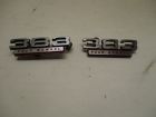 Pair of "383 Four Barrel" nameplates
