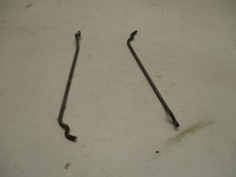 Door lock to latch links, pair