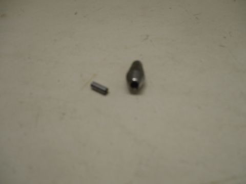 Clock reset knob and screw