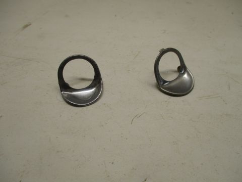 Windshield wiper bezels, pair