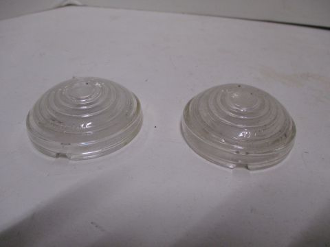 Pair of parking light lenses