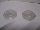 Pair of parking light lenses