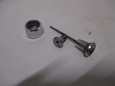 Headlight knob, nut, and bezel