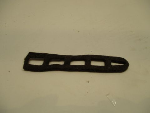 Felt surround for heater buttons