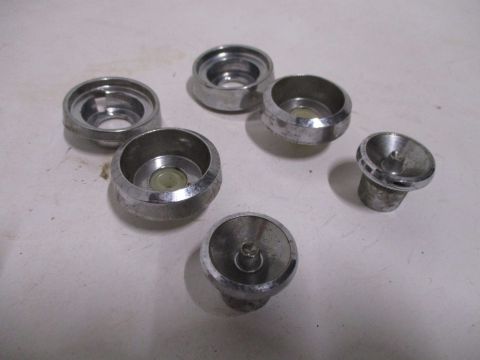 Complete set of radio knobs