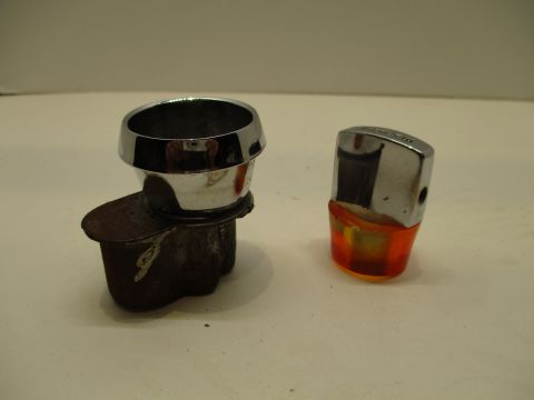 Parking brake knob and bezel