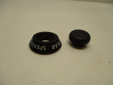 Rear speaker knob and bezel