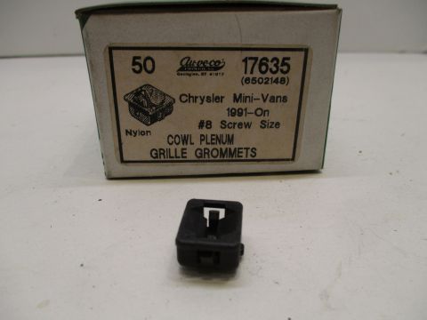 Cowl plenum grille grommet