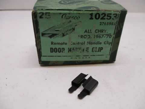 Door handle rod clip