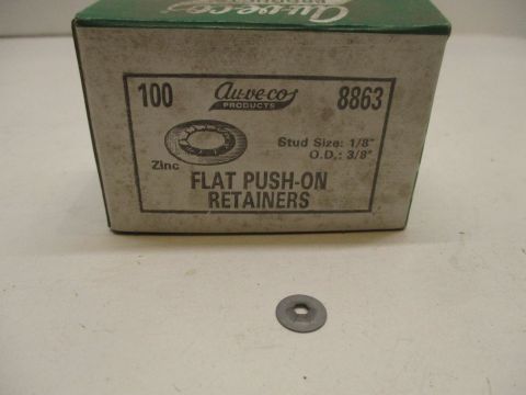 Flat push-on retainer