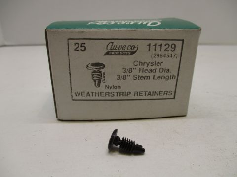 Weatherstrip retainer
