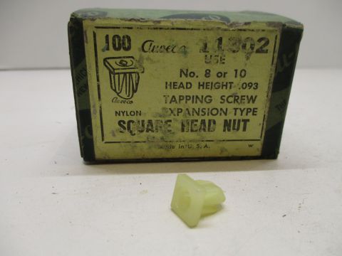 Square head nylon nut