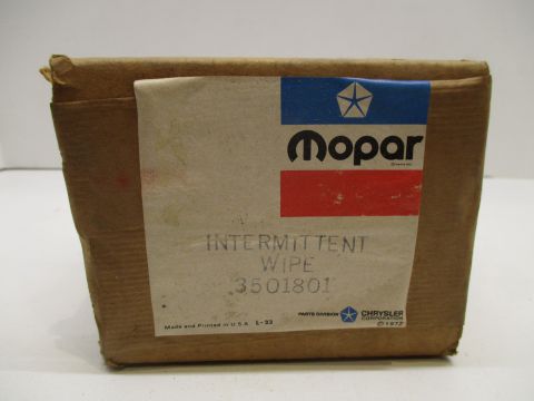 Intermittent wiper control