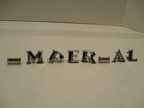 Set of "Imperial" letters