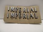 Two sets of "Imperial" letters