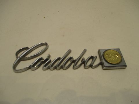"Cordoba" nameplate