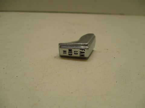 Temperature and fan control knob