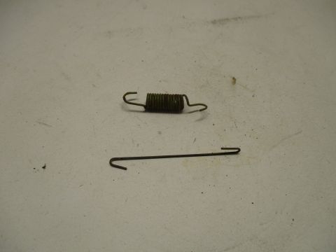 Seat recliner spring and wire