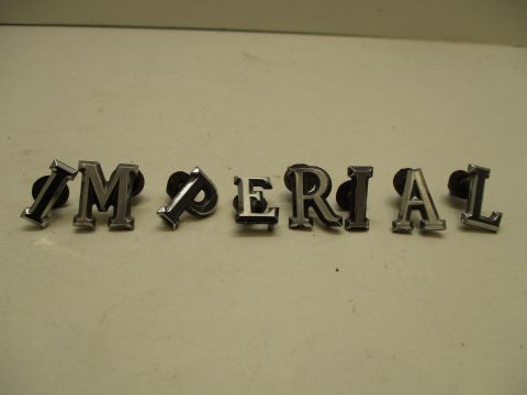 Set of "Imperial" letters