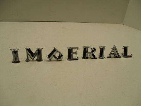 Set of "Imperial" letters