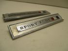 Pair of "Sport Fury" nameplates