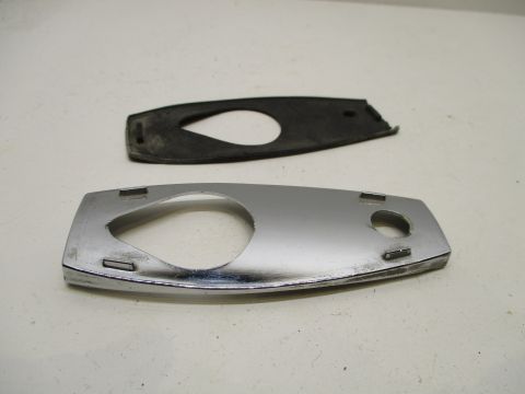 Left exterior mirror spacer and gasket