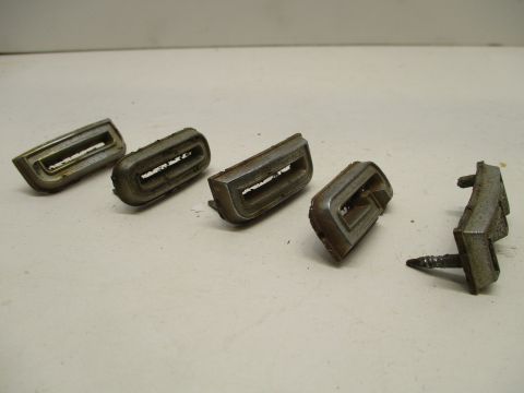 Set of "Dodge" hood letters