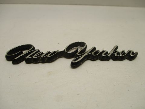 "New Yorker" nameplate