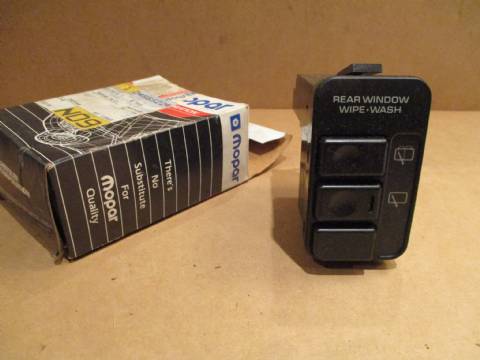 Rear window wipe-wash switch