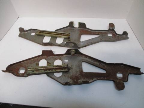 Pair of door window tracks